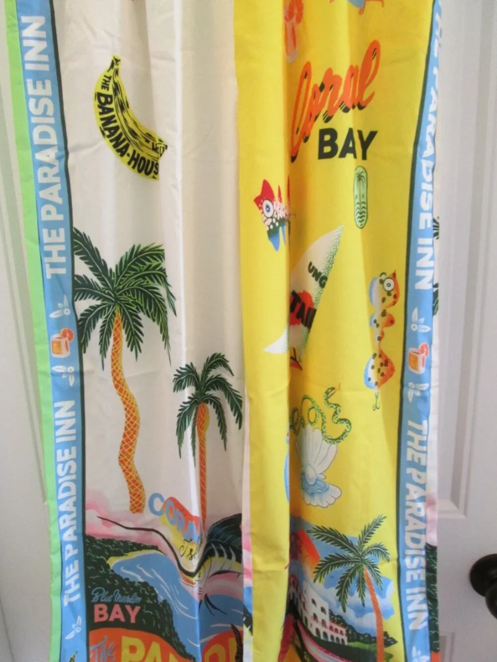 Tropical Resort 2-Piece Matching Set | Colorful Vacation Print | Wide Leg Pants
